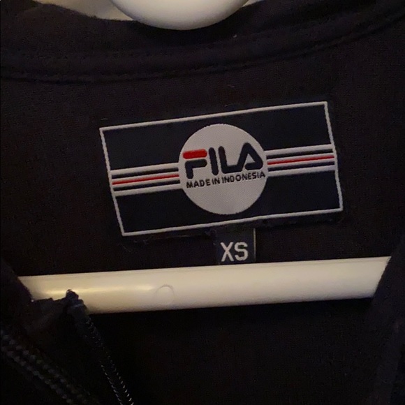 FILA suede zip up hoodie - Picture 3 of 5